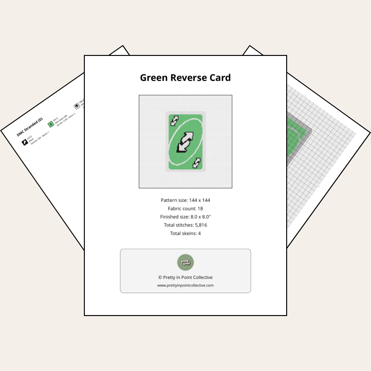 Green Reverse Card - Digital Download