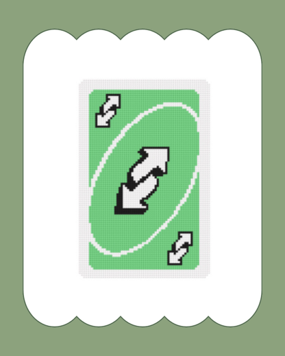 Green Reverse Card - Digital Download