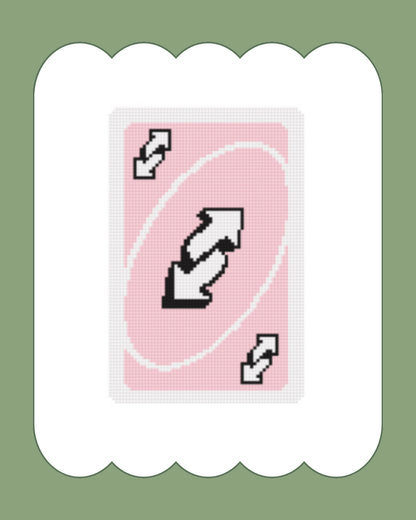 Pink Reverse Card