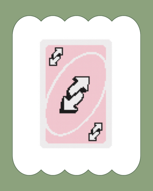 Pink Reverse Card