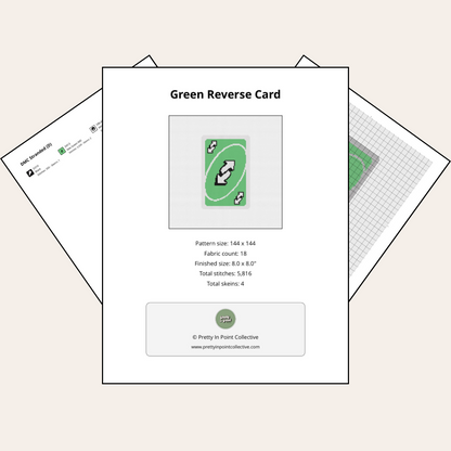 Green Reverse Card - Digital Download