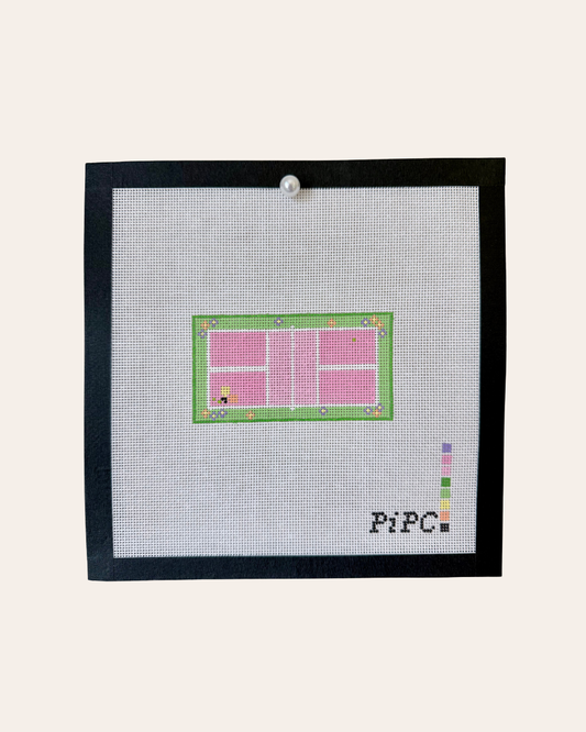 Pink Pickleball Court